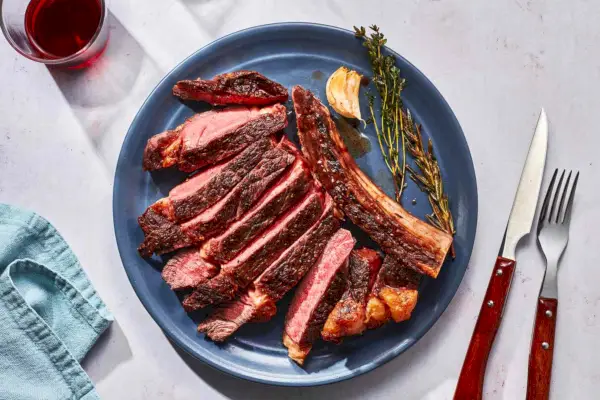 Recept na steak z rebrovaného oka na masle