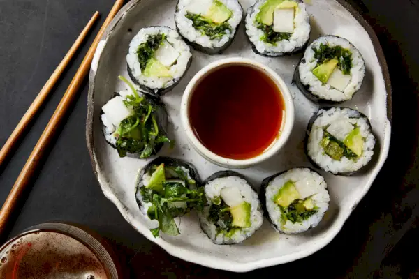 Rezept für eingelegtes Gemüse-Kimbap