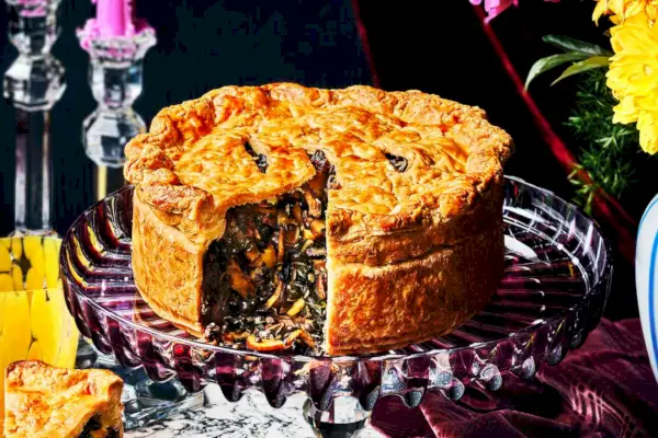 Pilz-Linsen-Kastanien-Mince-Torte