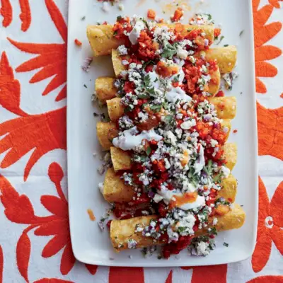 Vegetarische Enchiladas ohne Backen
