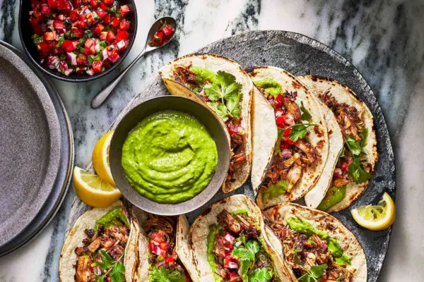 Jackfrucht-Carnitas-Tacos
