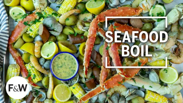 Fervura de frutos do mar cajun