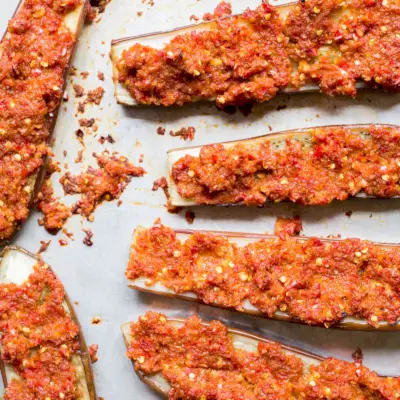 Sambal Terung (malajský pečený lilek s chilskou omáčkou)
