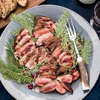 Magrets de canard aux quatre épices et carottes