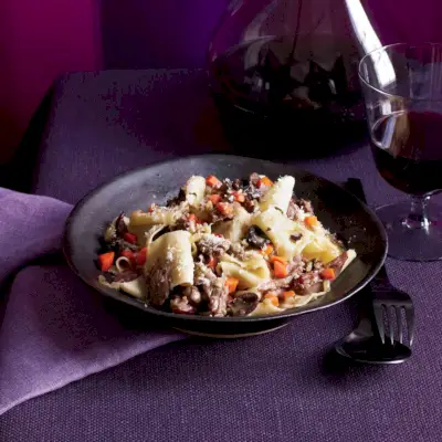 Pappardelle au Ragù de Canard. Photo © Con Poulos