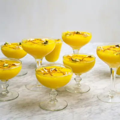 Safranreispudding (Sholeh Zard)