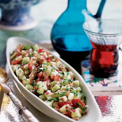 Türkischer gehackter Salat