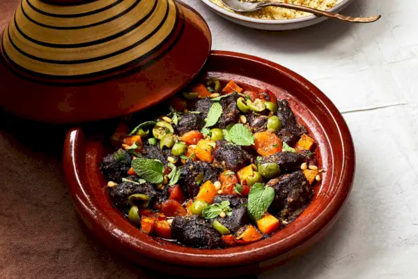 Tontopf-Lamm- und Butternusskürbis-Tajine-Rezept