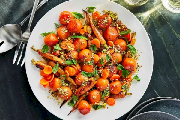 Mochi de zanahoria salado