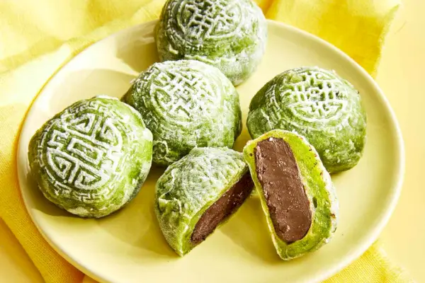 pasteles de luna mochi