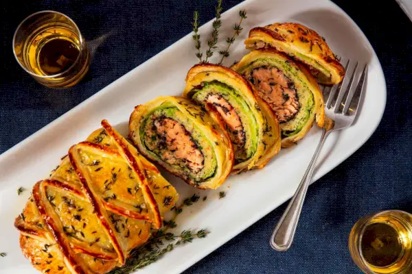 Rezept für Lachs-Wellington