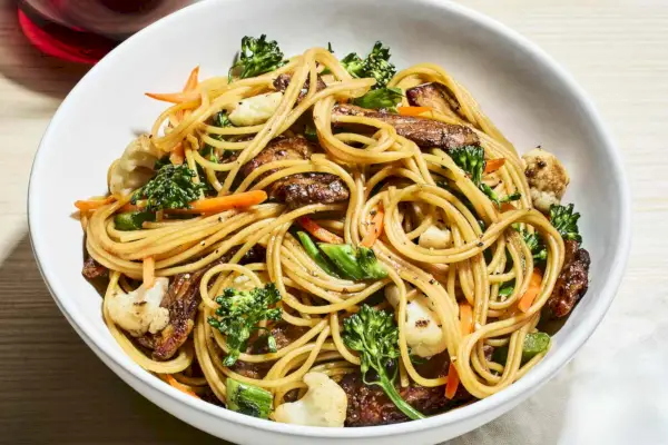 Nouilles Sukiyaki au bœuf