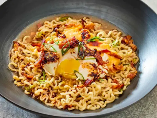 朝食ラーメン