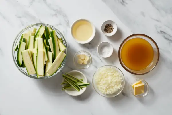 Recept na hedvábnou cuketovou polévku