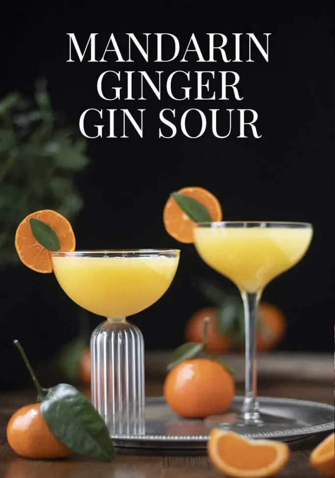 Mandarin Ginger Gin Sour
