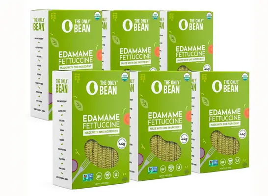 The Only Bean ORGANIC EDAMAME FETTUCCINE BEAN PASTA