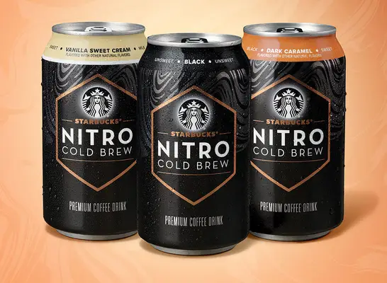 A cerveja Starbucks Nitro Cold Brew é tão macia quanto a fuga fresca