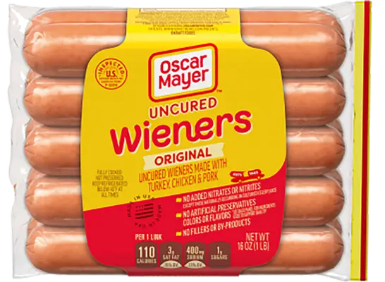 6 hot-dogs achetés dans la boutique qui ne portent pas de bœuf 100% pur