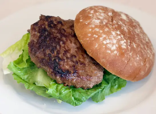 Bubba angus burger cooked