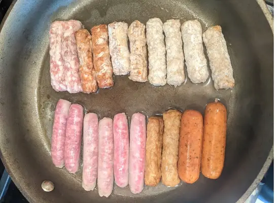 Wir probierten 10 Frühstücks Würste
