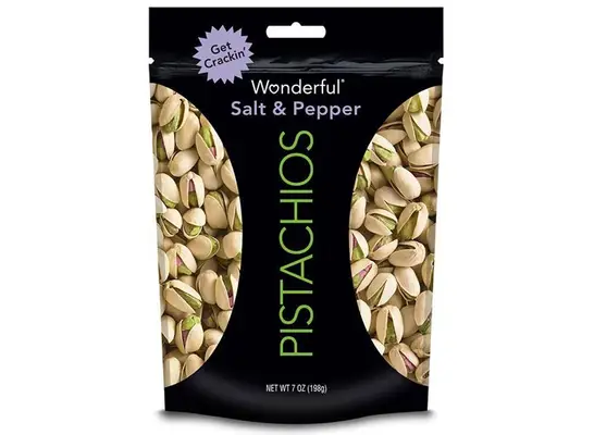 Wonderful salt and pepper pistachios