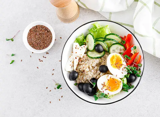 Le seul petit-déjeuner en tricot pour un estomac plat