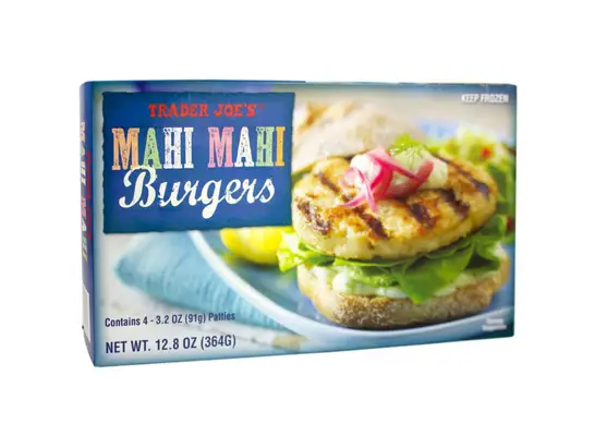 Mahi Mahi Burgers Trader Joe