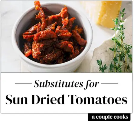 Sustituto de los tomates secados al sol