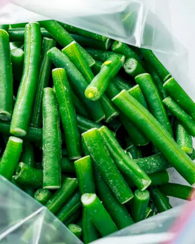Como congelar feijão verde