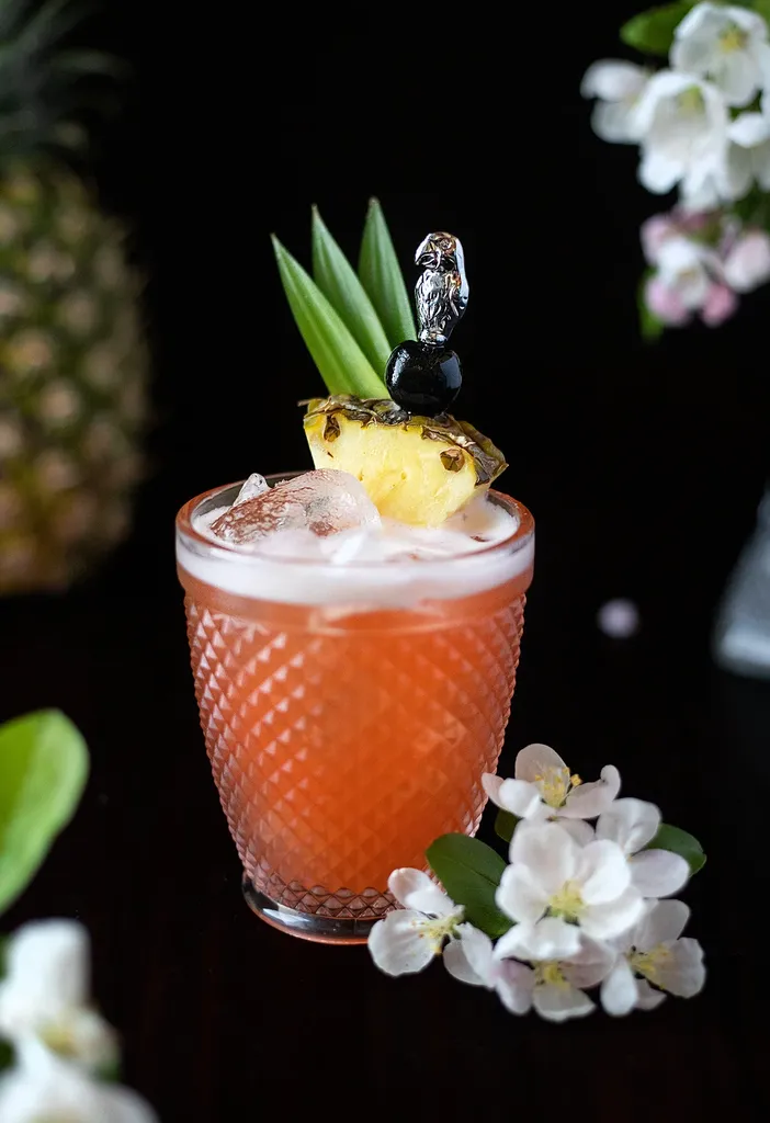 Rezept für Jungle Bird (Tiki-Cocktail mit Campari).