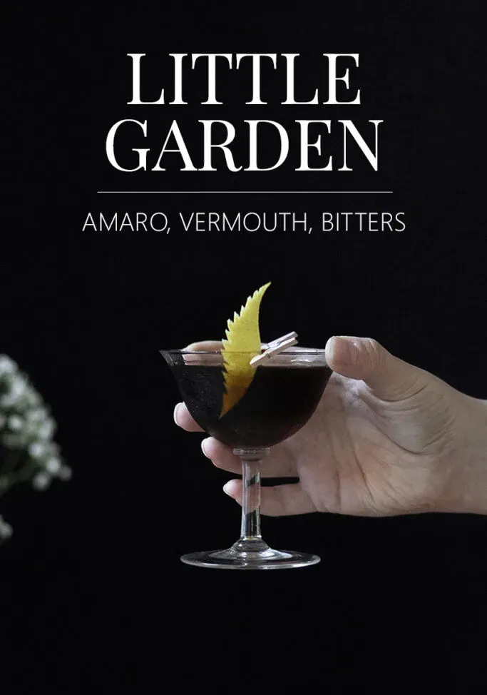 Little Garden: um coquetel de primavera com baixo ABV