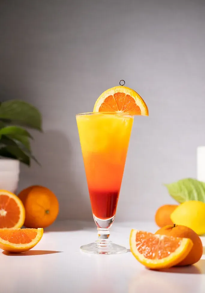 Przepis Garibaldiego (Campari i Pomarańcza).