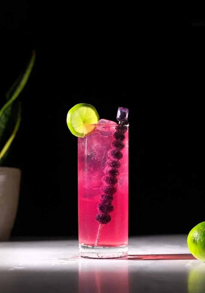 Receta de agua de rancho de arándanos