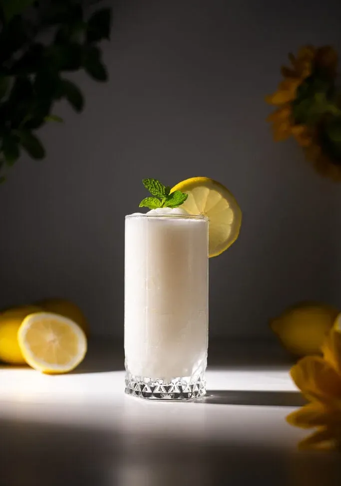 Šľahaná limonáda z dvoch zložiek