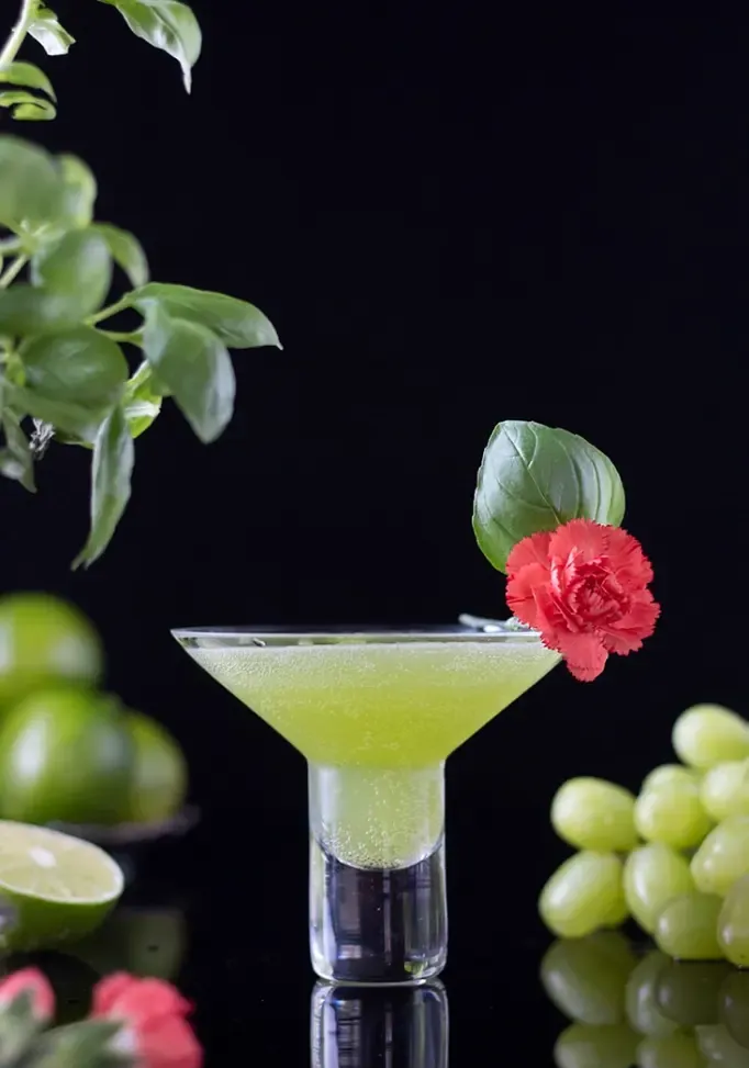 Basil Lime Smash Mocktail
