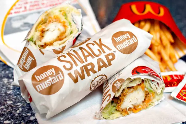 McDonald's sagt, es sei sozusagen eine Rückkehr zu Snack-Wraps