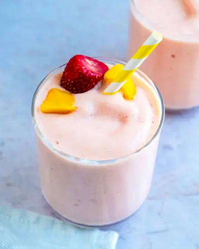 Smoothie fraise-mangue