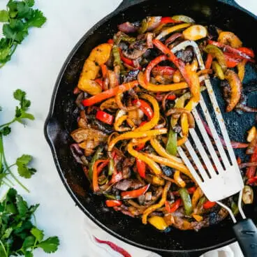 Fajitas vegetarianas