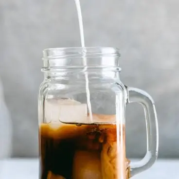 パンプキンスパイスアイスコーヒー