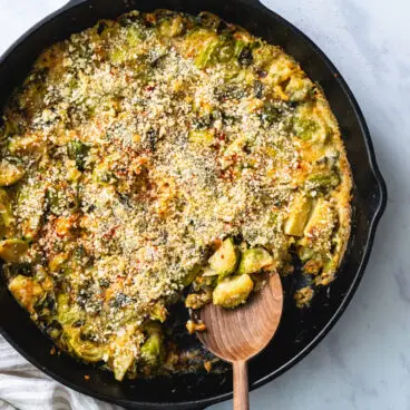 Casseruola di cavoletti di Bruxelles