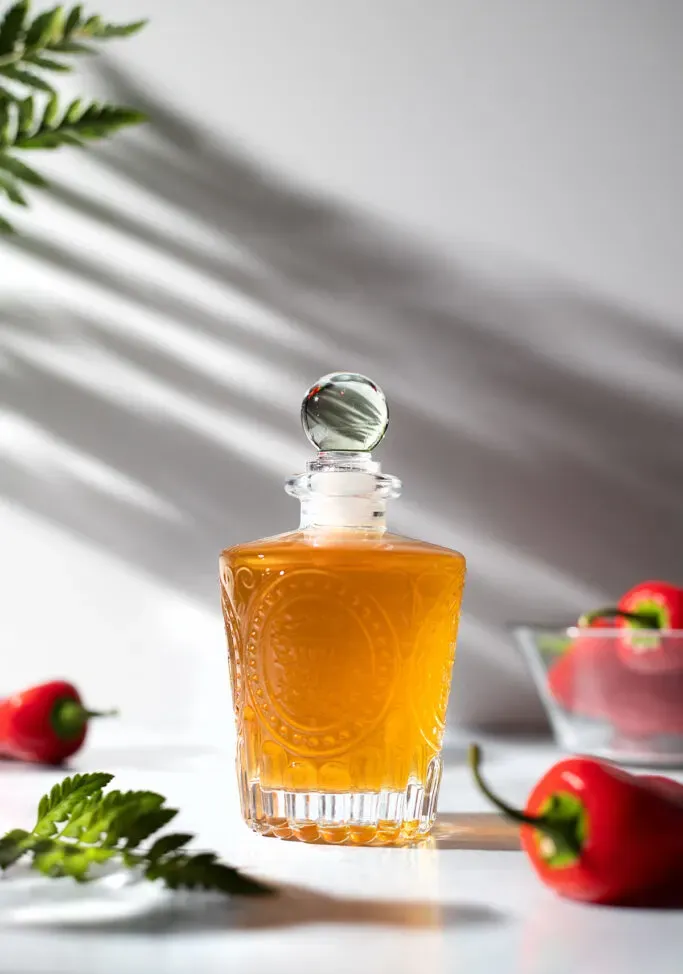 Xarope de mel quente para bebidas