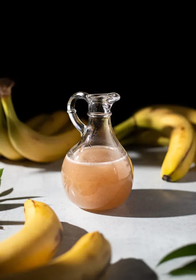 フレッシュバナナシロップのレシピ（調理なし）