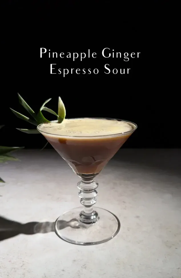 파인애플 진저 에스프레소 사워