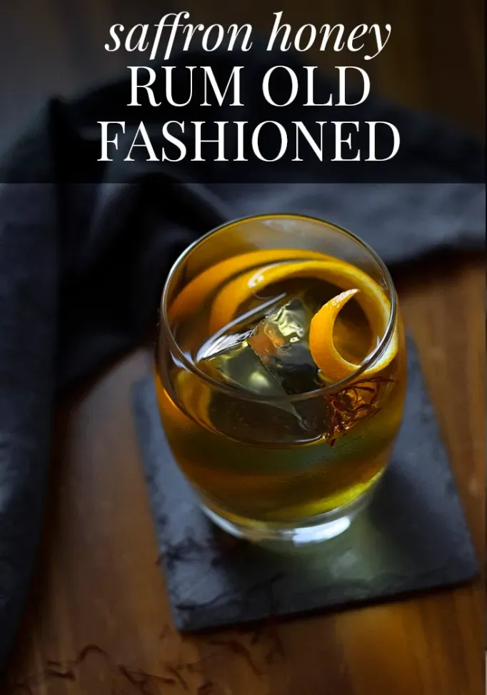 Safran-Honig-Rum-altmodischer Pin-3268063' title=