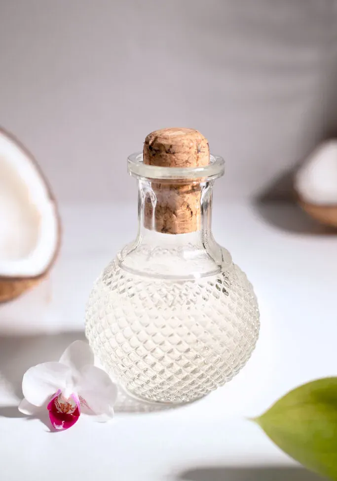 Receta de almíbar simple de coco