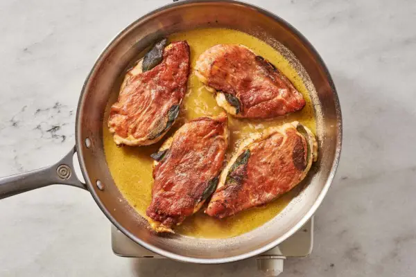 Hühnchen-Saltimbocca