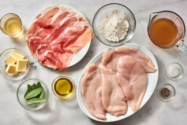 Hühnchen-Saltimbocca