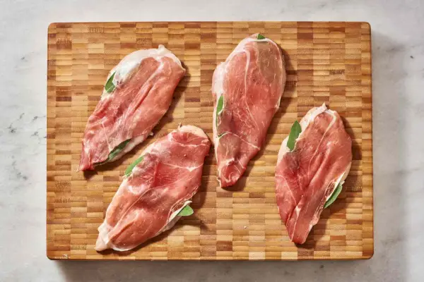 Hühnchen-Saltimbocca