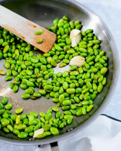 Receita de edamame com casca