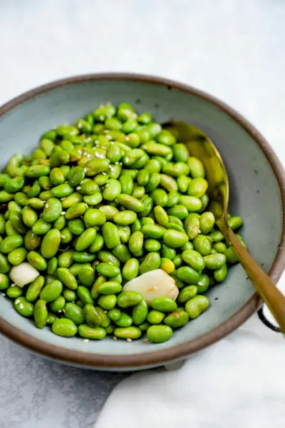 Receita de edamame com casca